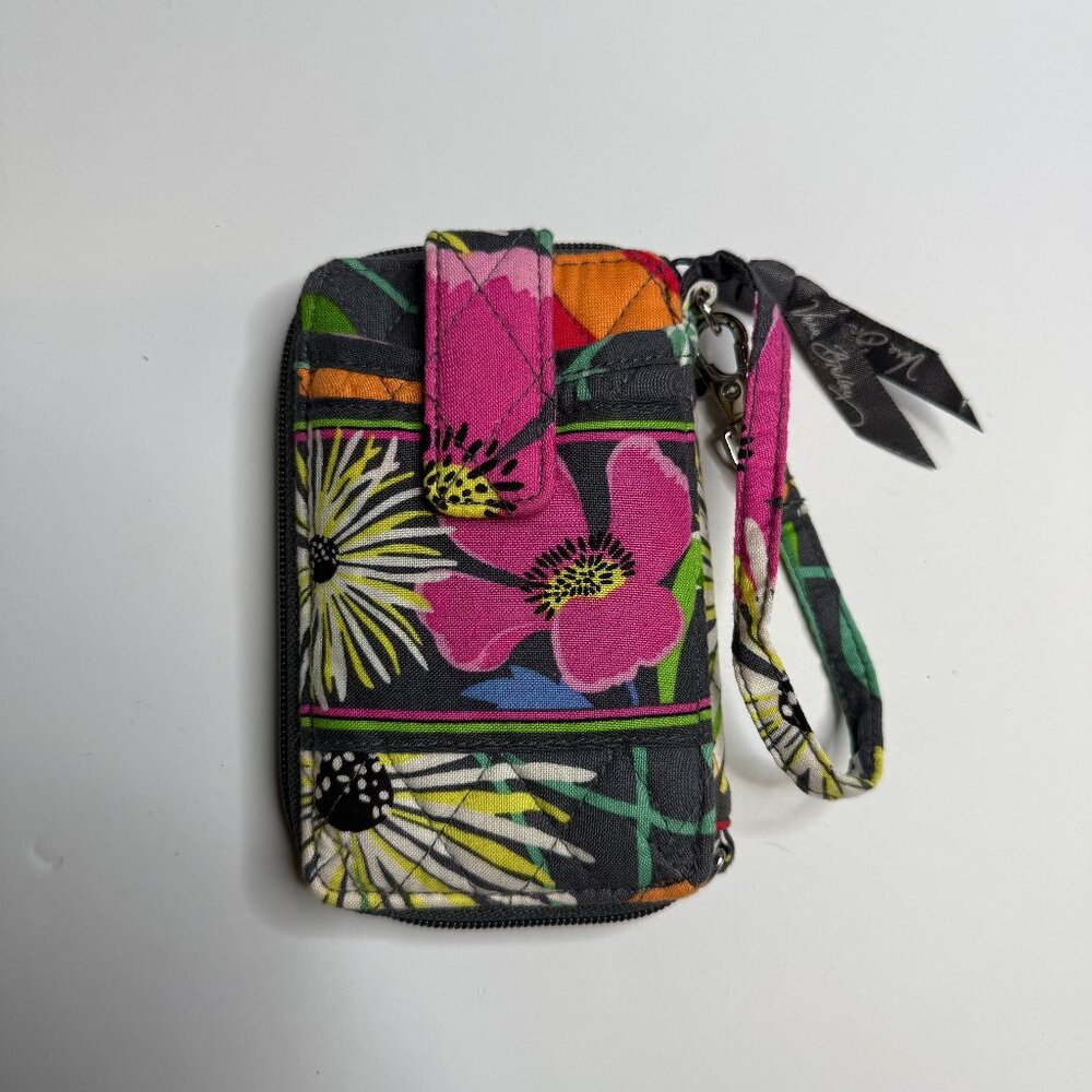 Vera Bradley Smartphone Wristlet Jazzy Blooms Floral Wallet